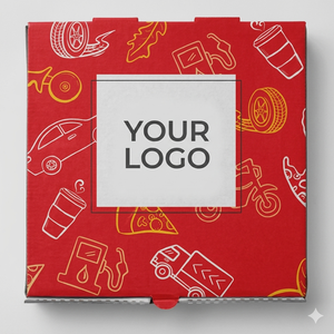 Cajas de Pizza Ecológicas Corrugadas con Relieve: Empaque de Cartón Biodegradable Premium para Comida para Llevar, Desechable - Product Image 4