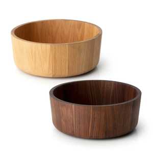 Tazón para Ensalada de Madera de Acacia con Paredes Rectas, Cilíndrico, para Servir Frutas, Ecológico, Vajilla al por Mayor - Product Image 4