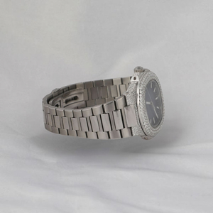 ราฮา ไดมอนด์ จิวเวลรี่นาฬิกาสแตนเลส 41 มม. ระบบอนาล็อก กลไกอัตโนมัติ กันน้ำ 3BAR หรูหรา แฟชั่น ผีเสื้อ - Product Image 2