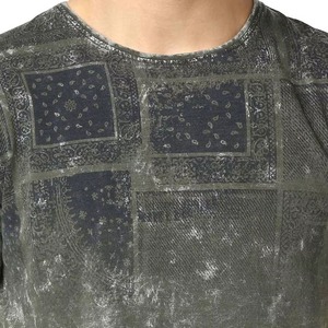 เสื้อยืดคอตตอนดีไซน์ใหม่ ออกแบบโลโก้ได้เอง ผู้ผลิตที่ดีที่สุด เสื้อยืดผู้ชายแบบฟอกสี ผลิตจากโรงงาน คอลเลคชั่นล่าสุด เสื้อยืดผู้ชายแบบฟอกสี - Product Image 2