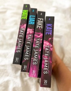 Colección de 4 Libros de Tate James, Serie Hate Kate Fake Liar, Novela de Ficción de Romance Oscuro, Libro de Cuentos de Tapa Blanda de 1400 Páginas - Product Image 2
