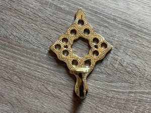 Solution de rangement murale contemporaine en métal finition mate à double crochet, forte capacité de charge - Product Image 3