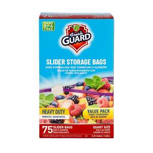 Paquete de 75 Bolsas Resistentes para Almacenamiento de Alimentos con Cierre Deslizante, Bolsas para Conservar la Frescura, Organiza y Almacena Alimentos con Confianza - Product Image 2