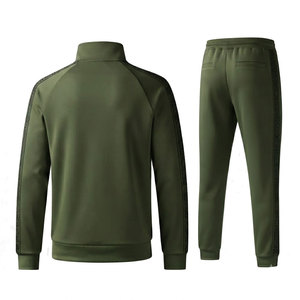 Vêtements de sport pour homme, ensemble de survêtement léger avec veste zippée intégrale pour un style de vie actif et l'entraînement - Product Image 2