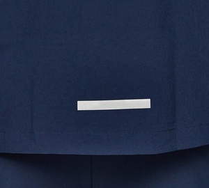 Chaqueta Deportiva TriPro para Hombre, con Capucha, Diseño Color Block Gris Marino, Cierre Completo, Ligera e Impermeable, de Poliéster/Nailon - Product Image 6