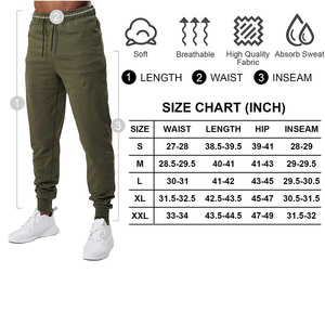 Custom Casual Gym Jogger Sweatpants Men Running Quick Dry Slim Bodybuilding Sports <b>Trousers</b> Stretchy Fitness Training Nonwoven - Product Image 2
