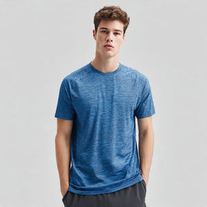T-shirts de sport à séchage rapide pour hommes, sous-vêtement technique, coupe classique, t-shirts doux pour la gym, en Spandex/Polyester, écologiques, anti-UV - Product Image 2