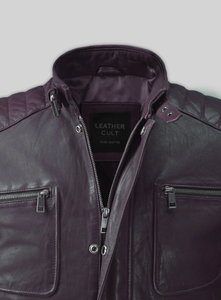 Chaqueta de Cuero para Hombre, a la Moda, Resistente al Viento, Chaqueta de Cuero para Hombre y Mujer, Estilos Personalizados, Chaqueta de Cuero Charlotte Burnt Multiple 2006 - Product Image 3