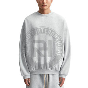 Sudadera de cuello redondo de corte regular, 100% algodón, forro polar, peso pesado, personalizada, estilo urbano, ecológica, digital, para verano - Product Image 6