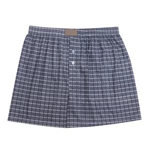 Boxers pour homme en coton léger bleu électrique, texture unie, toucher doux, taille élastique, boxers de qualité supérieure - Product Image 5