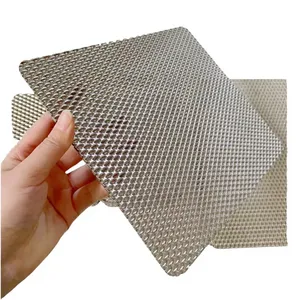 1x2mm Micro Hole Size 0.5mm Thickness Pure 99.95% Nb Niobium Expanded Metal <b>Mesh</b> Electrode Plain Weave Perforated <b>Screen</b> Cutting - Product Image 2