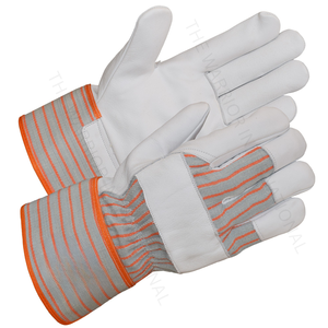 Gants de travail en cuir de vachette de qualité supérieure, résistants aux chocs, style canadien, pour usage quotidien, vente flash - Product Image 5
