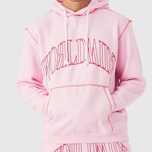 ชุดวอร์มผ้าฝ้าย ODM พิมพ์ลายสกรีน ล้างสีแบบแอซิดวอช เนื้อผ้านุ่ม ชุดออกกำลังกายสไตล์จ็อกเกอร์ ชุดลำลองแนวสตรีททันสมัย ชุดกีฬา - Product Image 1