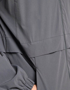 Men Activewear Quarter <b>Zip</b> Tracksuit Men Hoodie Shorts Set Quick Dry Windbreaker Nylon Tracksuit - Product Image 5