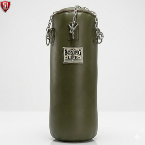 Sacos de Boxeo de Alta Calidad con Logotipo Personalizado, para Entrenamiento de Boxeo y Kickboxing, Hechos de Cuero PU/PVC, Rellenos de Algodón, 25 kg, Ligeros - Product Image 2