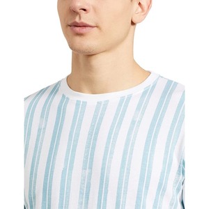 T-shirt décontracté pour homme le plus vendu avec logo personnalisé, couleur et design frontal - 100 % coton, manches courtes, vierge - Product Image 3