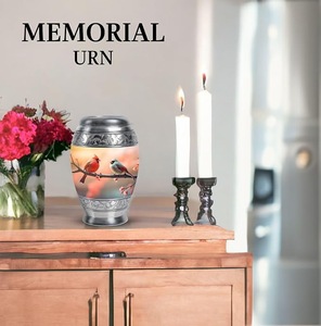 Urne funéraire artisanale ovale en laiton de style bohème pour cendres humaines, grande taille pour adultes - MOON STAR EXPORTS - Product Image 1