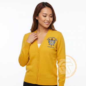 เสื้อคอวีคอวีแนวกรีกสำหรับผู้หญิงเย็บปักอะคริลิคซิกม่าแกมมาโรม่าแบบกำหนดเองได้สำหรับฤดูหนาว - Product Image 5
