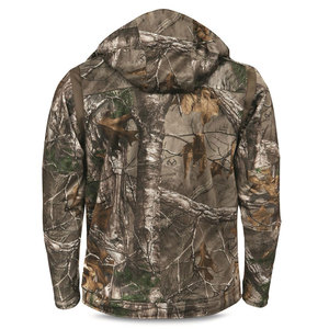 Unisex Winter Hooded Canvas Varsity Jacket Waterproof Windproof Breathable Spandex/Polyester Casual Regular Fit <b>Camouflage</b> - Product Image 5