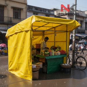 Lona Laminada de PE para Pequeños Puestos, Cubierta Impermeable para Puestos Pequeños, Protección Solar y contra la Lluvia, para Mercados al Aire Libre - Product Image 6