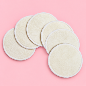 Insertos de Bambú Orgánico para Lactancia |   Almohadillas de Lactancia Reutilizables y Lavables |   Almohadillas Absorbentes para Lactancia de 3 Capas a Prueba de Fugas |   Atención materna - Product Image 2