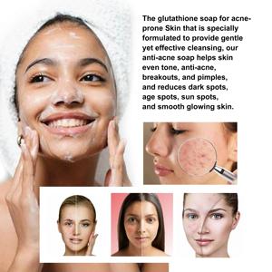 Savon éclaircissant au glutathion DR.DAVEY avec acide hyaluronique et vitamine E - Product Image 2