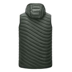 Chaleco Acolchado sin Mangas para Hombre, Chaqueta de Otoño Cortavientos, Informal, Ligera, Cálida, Acolchada, Proveedor Personalizado - Product Image 2