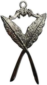 Ensemble de 12 bijoux de col en argent pour officiers de Loge Bleue maçonnique – Accessoires de régalia haut de gamme pour officiers maçonniques - Product Image 3