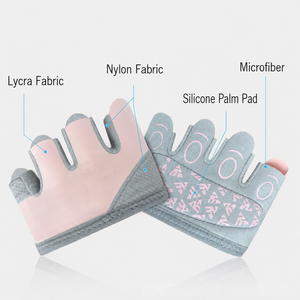 Gants d'entraînement personnalisés antidérapants à demi-doigts, protection des paumes, anti-callosités, pour tractions, calisthénie, fitness, équipement de gym, hommes et femmes - Product Image 4