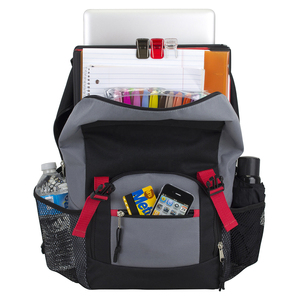 Mochila de Nailon Gris 2026, Bolsa de Viaje Diaria con Compartimento Grande para Laptop, Bolsa Deportiva Unisex en Venta - Product Image 5