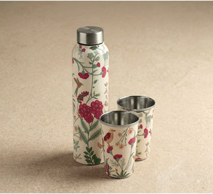 Private Label Copper Water <b>Bottle</b> with Custom Branding and Export Quality Finish - Product Image 5