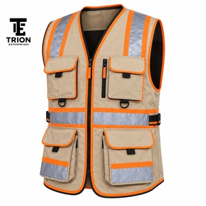 Veste de sécurité haute visibilité noire, antistatique, imperméable et respirante, unisexe, tailles adultes, hommes - Product Image 1