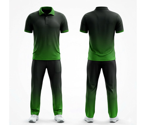 Sportswear <b>Cricket</b> Uniform Sublimated Fabric | Men Women Youth <b>Cricket</b> Wears Polo Shirt and Trouser Full Team Outfit - Product Image 5