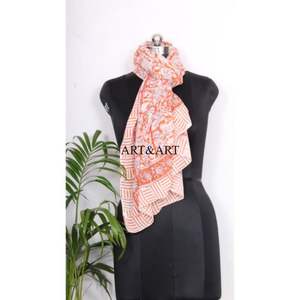 Paréos et Sarongs Imprimés 100% Coton Doux Faits Main à Prix Bas pour Femmes – Écharpes de Plage et Foulards Longs Unis en Gros - Product Image 3