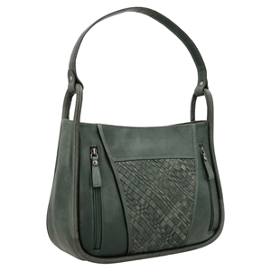 Sacoche d'affaires vintage décontractée en cuir véritable et toile pour homme – Vente en gros – Sacs bandoulière messager d'été - Product Image 4