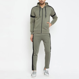 Survêtement décontracté 2-en-1 personnalisable pour homme, coupe régulière, en polaire tissée, respirant, sublimé, à capuche, pour l'hiver, vente en gros - Product Image 1