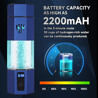 Bouteille d'eau hydrogénée ultime 2026 5000ppb 220ML SPE PEM CE FDA Best Seller