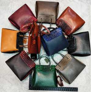 Bolso Clásico Vintage de Cuero Genuino para Hombre y Mujer, Elegante y de Primera Calidad, para Llevar al Hombro o en la Mano, con una Sola Correa, Impermeable, Resistente, para Viajes - Product Image 1