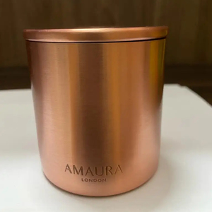 Nouveau pot de bougie en métal plaqué or martelé pour la décoration d'hôtel à la maison pot d'éclairage de bougie en métal - Product Image 1