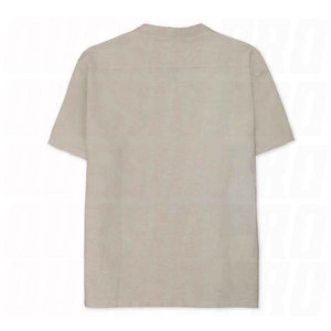 เสื้อยืดเฮนลีย์ผู้ชายทรงปกติ ผ้าฝ้าย สีพื้น ติดกระดุม สวมใส่สบายๆ ในฤดูร้อน ระบายอากาศได้ดี เนื้อผ้านุ่ม น้ำหนักเบา แขนสั้น - Product Image 2