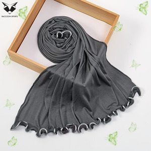 Pañuelos Hijab Transpirables y Modestos para Mujer, Suaves, Cómodos y Ligeros, Pañuelo Islámico para Uso Diario, Último Estilo de Moda, Raccoon - Product Image 2