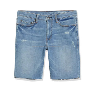 Pantalones Cortos de Mezclilla Personalizados de Moda Urbana, Color Negro, Último Diseño, Pantalones Cortos de Mezclilla para Hombre, Fabricación Pakistaní - Product Image 1