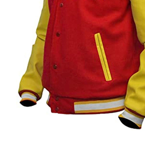 Classic Thick Waterproof Varsity Jackets with Geometric Pattern for <b>Men</b> and Women College & Streetwear Fashion - Product Image 5
