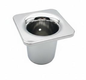 Alfa Metal Tek Custom Design Heavy-Duty Steel Nesting Stamping Stacking <b>Valve</b> <b>Caps</b> Square Stillage Foot for Sheet Metal - Product Image 2