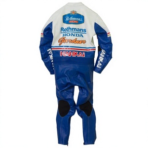 Traje de Carreras Wayne Gardner MotoCP Zonda 1 Pieza de Cuero Vacuno/Canguro para Moto/Traje de Motociclismo para Pilotos - Product Image 2