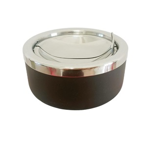 Cenicero para Exteriores con Tapa Abatible, Cenicero de Acero Inoxidable, Cenicero Metálico Resistente al Viento para Uso en Interiores o Exteriores - Product Image 2