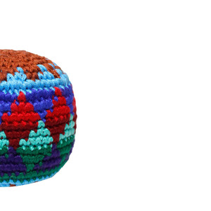 Wholesale Handmade Solid Crocheted <b>Hacky</b> <b>Sack</b> Ball OEM Custom Eco-Friendly Lightweight Durable Knitted Juggling Balls High - Product Image 3