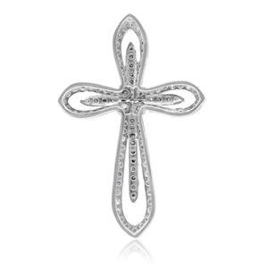 0.98 Cttw White & Brown Natural Diamond Pendant <b>Necklace</b> for Women in 925 Sterling Silver, 18 Inch Chain, Round Cut (G-H Color) - Product Image 2