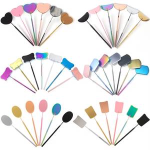 Miroir de Maquillage Portable Morje en Acier Inoxydable de Haute Qualité, Outil de Beauté Plat et Mini pour l'Extension et l'Inspection des Cils - Product Image 4