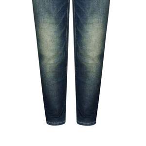 Jean en denim décontracté pour homme, taille haute, coupe droite, respirant, en coton lavé, léger, couleur et taille personnalisables - Product Image 4
